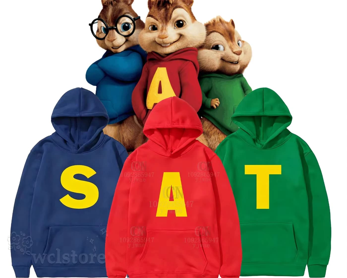 Soft Comfortable Alvin and The Chipmunks 2025 Hoody Unisex Casual Sportswear Halloween Anime Pullover Tops hoodie bape