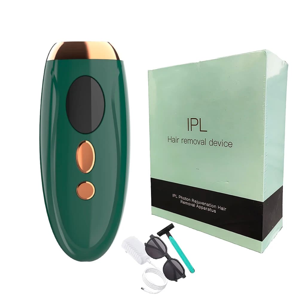 Depilazione permanente per bikini viso corpo donna, epilatore laser IPL sicuro e indolore 999999 Lampeggia il display LCD