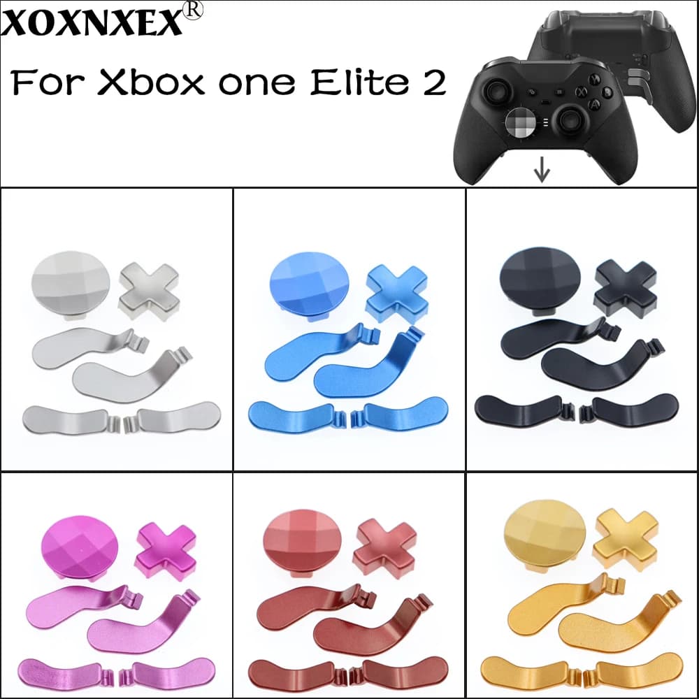 Pulsante posteriore trigger controller palette in metallo 6 in 1 per accessori controller Xbox One Elite Series 2 parti del gamepad