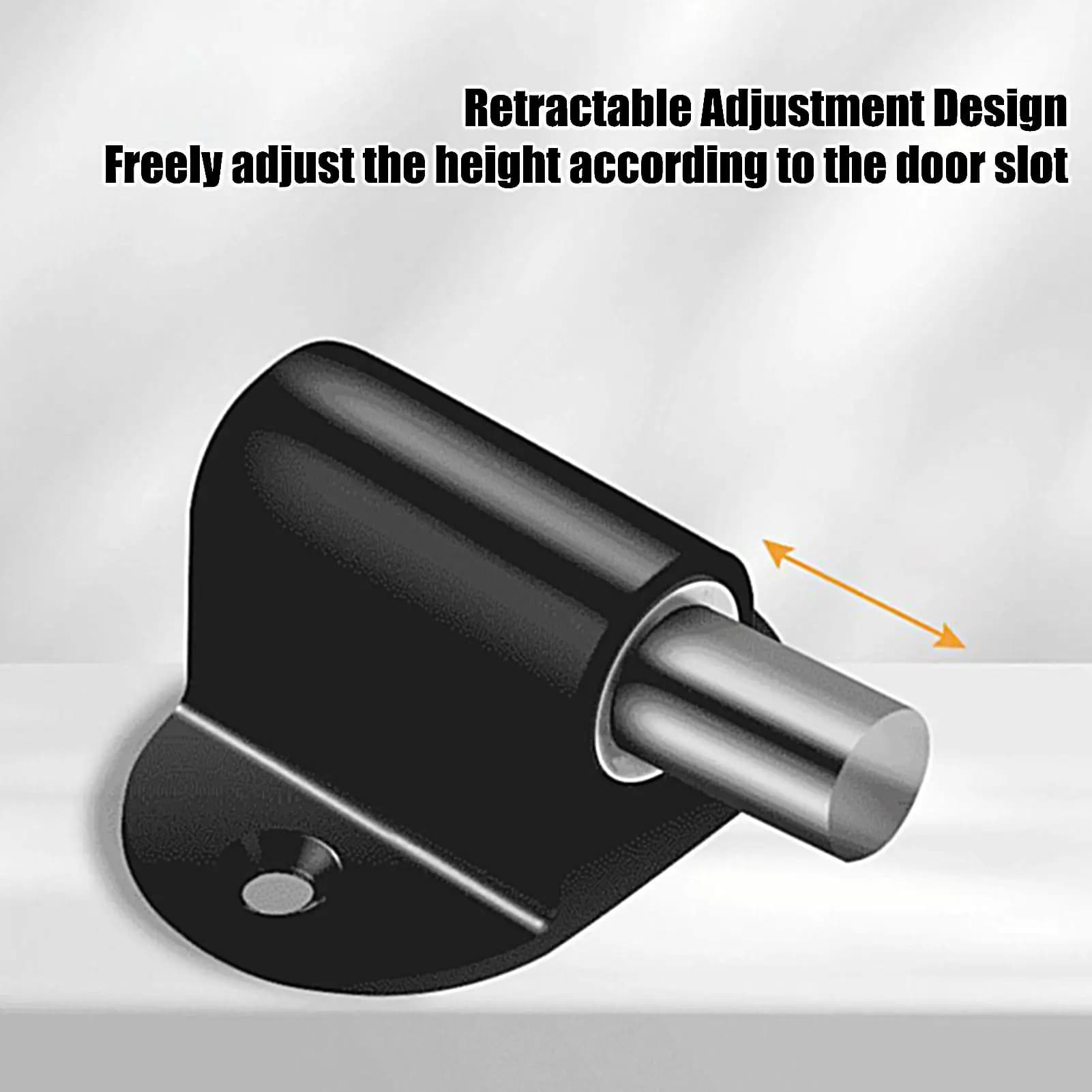 Fermaporta per carichi pesanti Fermaporta magnetici Robusto regolabile senza chiusura per trapano per soggiorno, camera da letto, cucina, ufficio