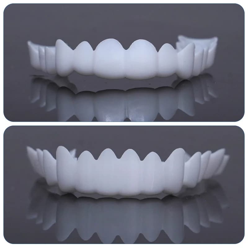 Dentiere Temporanee per un Sorriso Fresco e Bellissimo, Kit di Faccette Sbiancanti CK848-fro