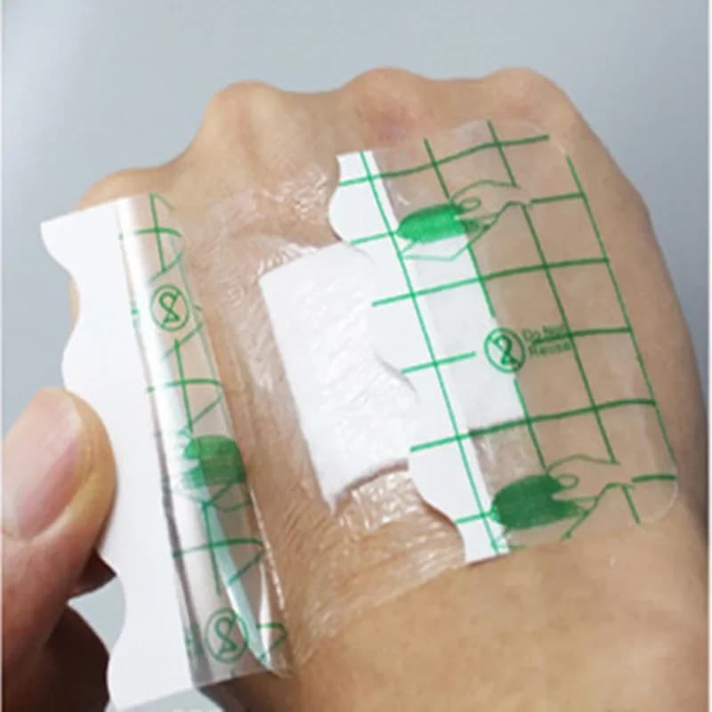 10 pz/lotto Nastro Trasparente Adesivo Gesso Impermeabile Ferita Emostasi Adesivo Fascia di Primo Soccorso Benda Kit Di Emergenza