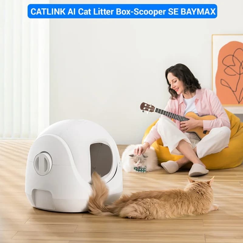 Lettiera automatica per gatti autopulente Smart Intelligent Cats Toilet Anti odore elettrico completamente chiuso Anti Splash Cat Toilet