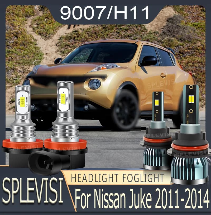 Plug and Play auto LED faro fendinebbia installazione facile uscita luce stabile impermeabile per Nissan Juke 2011 2012 2013 2014