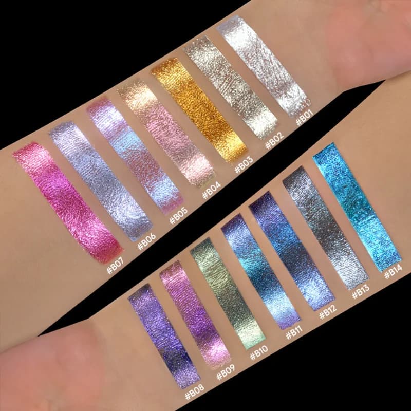 Mascara Chameleon, Colorato Vegano Tridimensionale Allungante Scintillante Diamantato a Lunga Durata Neutro