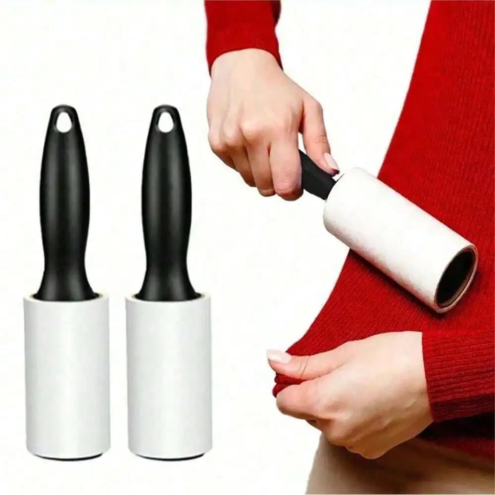 1/2/3/4pcs Mini Portable Reusable Lint Roller, Portable Hair Remover, Detachable Design, Sticky Lint Roller, Lint Brush Roller, Mini Portable Lint Roller For Removing Dust From Clothes, Carpets, Pet Hair, Travel Size Lint Roller, 30pcs Mini Lint Remover S