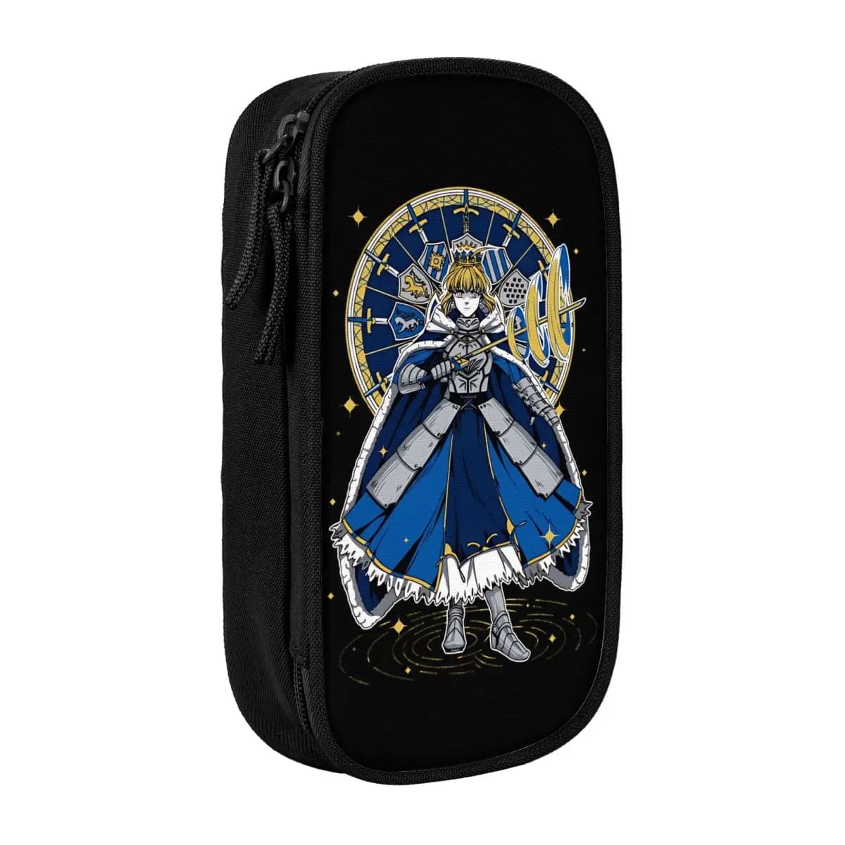 Fate Stay Night Artoria Astucci per matite Nuova borsa portapenne Ragazza Ragazzo Grande materiale scolastico per riporre Scatola per matite cosmetiche