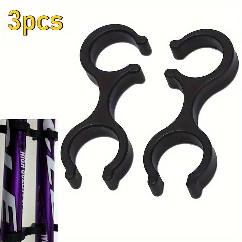 3pcs Outdoor Trekking Pole 8-character Buckle, Double Pole 8-Shaped Buckle, Trekking Pole Clip, Walking Stick Accessories