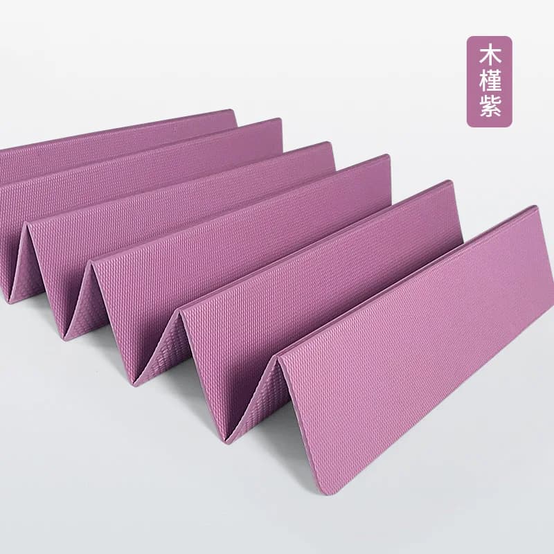 Nuovi tappetini yoga pieghevoli - Tappetino fitness TPE spesso 6 mm per studenti, viaggi e palestra, facile da riporre,
