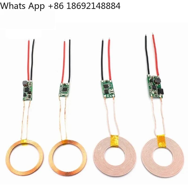 Modulo di alimentazione wireless 5V1A/5V2A, circuito stampato per trasmettitore e ricevitore di ricarica wireless