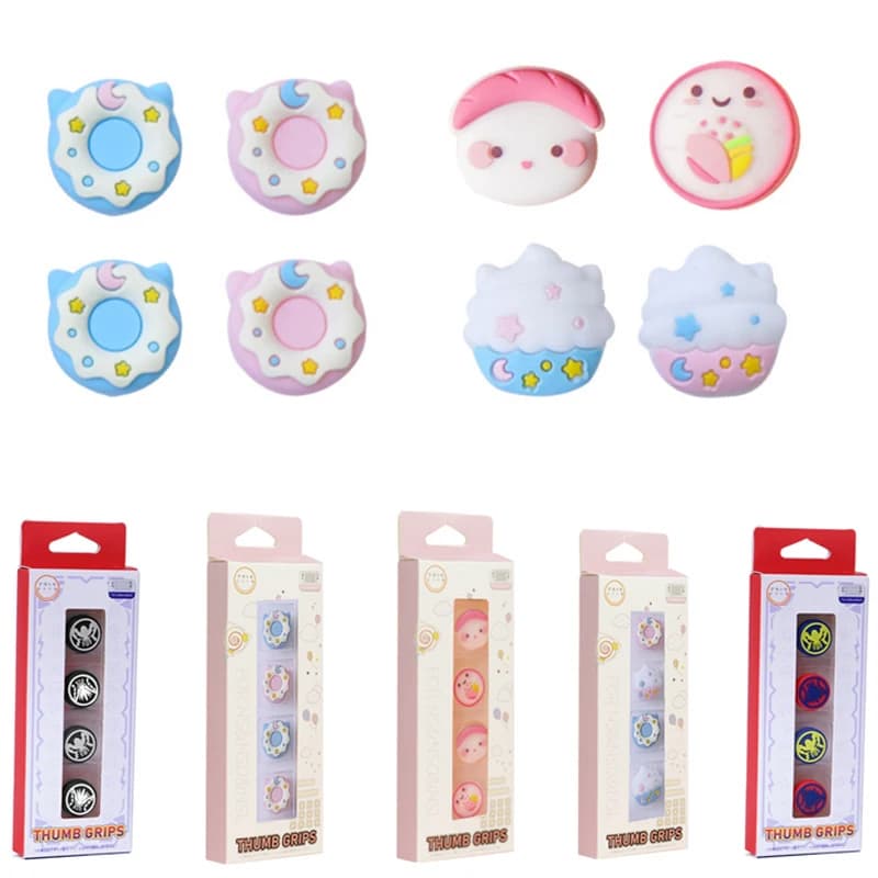 Nuova custodia morbida in Silicone per levetta Joycon Joystick Cover per Nintendo Switch Oled NS Lite Joy-con Controller Thumb Stick Grip Cap