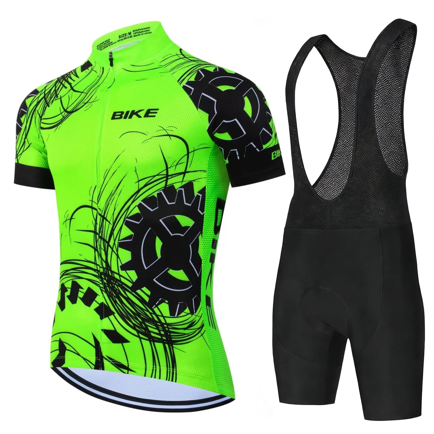 Complete with Cycling for Men: Cycling Shorts, MTB Clothing, Short Set with Cycling Jacket