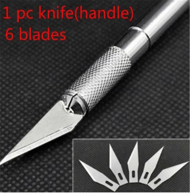 Coltello da intaglio per scrapbooking Creazione di carte Taglio di precisione Coltello per hobby Intaglio di carta Artigianato Ceramica Scultura in argilla Strumenti in ceramica