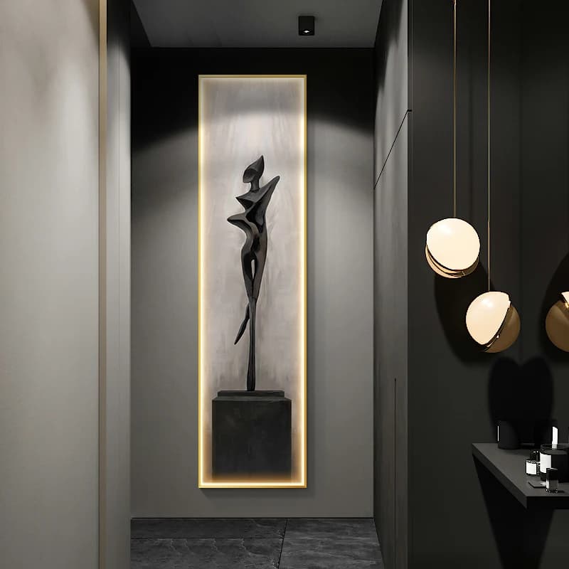 Moderna arte astratta pittura d'interni lampada a sospensione a parete a led per soggiorno cucina portico corridoio sala da pranzo decorazione della casa