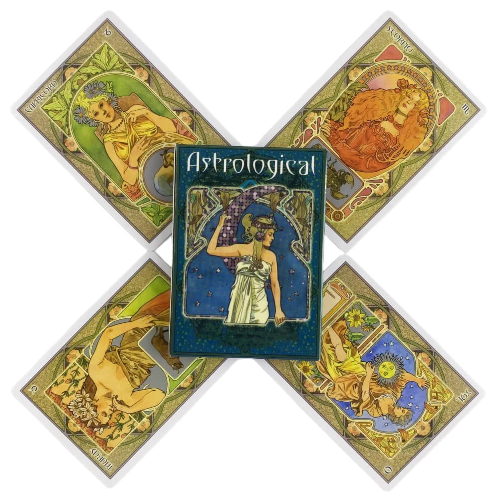 Carte Oracolo Astrologiche Lenormand: un mazzo di 20 carte per la divinazione del destino in inglese, giochi da tavolo
