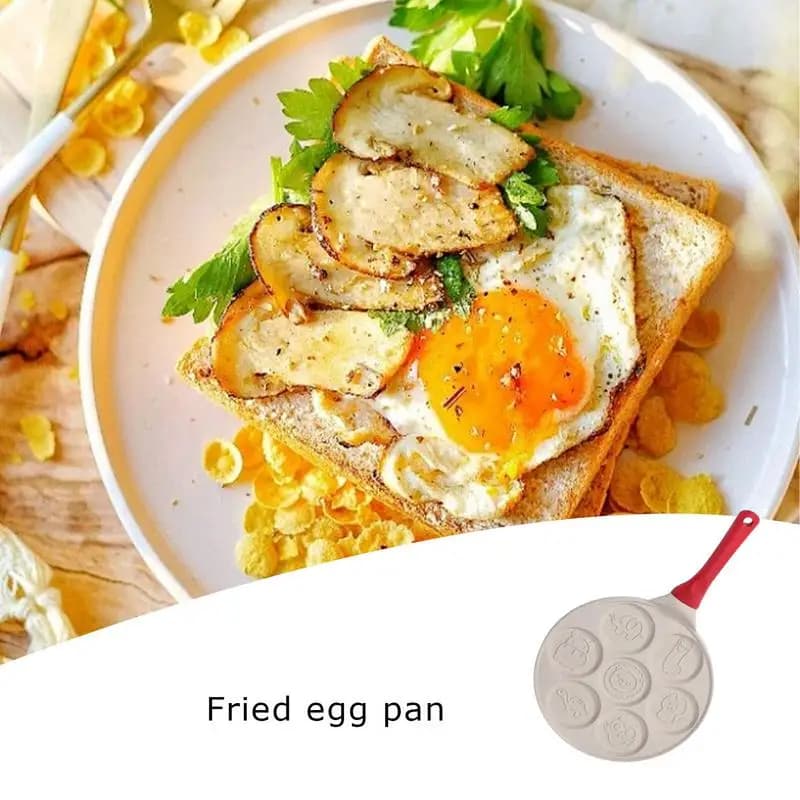 Egg pan Frittata frying pan for frittata energy-saving frying pan for healthy eggs Uniform distribution of heat Sauteed eggs frying pan
