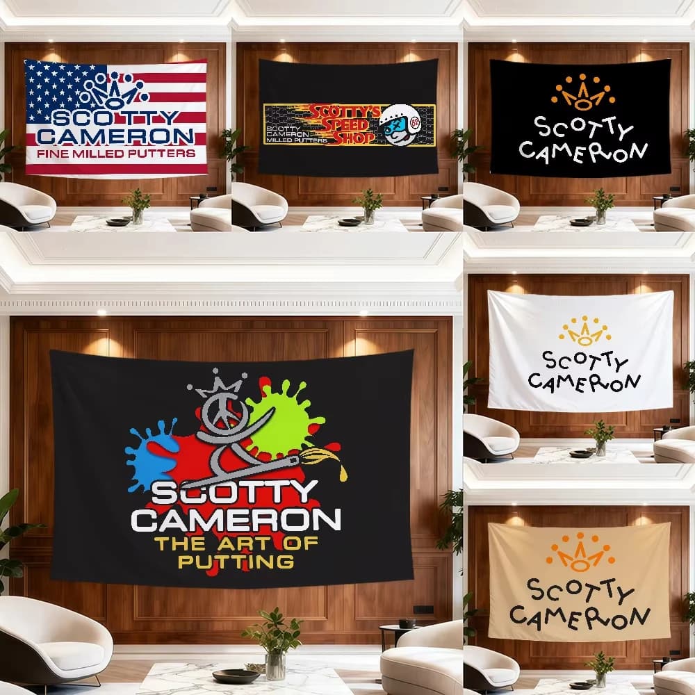 Fashion S-Scottys C-Camerons Flag For Room Dorm Camping Party Hogar Garage Living Room Bedside Wall Decor Banner Gift