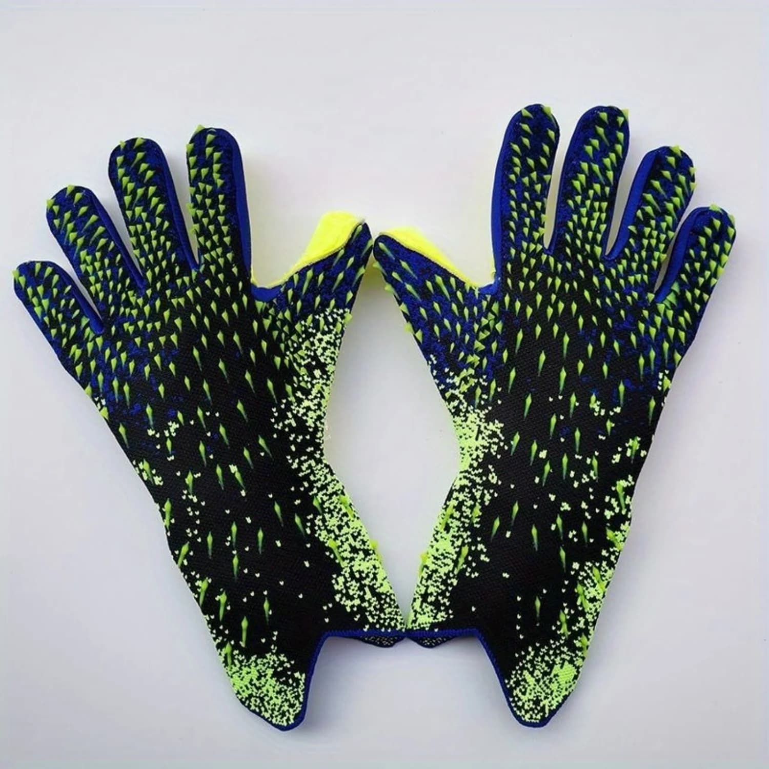 1 paio di guanti da portiere da calcio professionali in lattice addensato da 3,5 mm - antiscivolo, resistenti all'usura, traspiranti per allenamento e competizioni