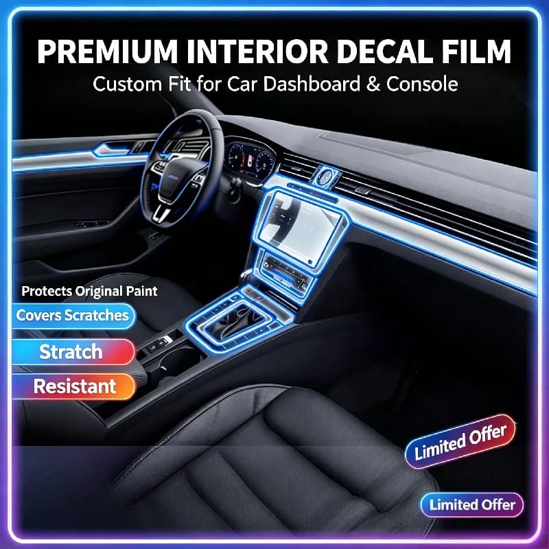 For20 models of Volkswagen CC center console screen protector interior modification special car transparent anti-scratch film