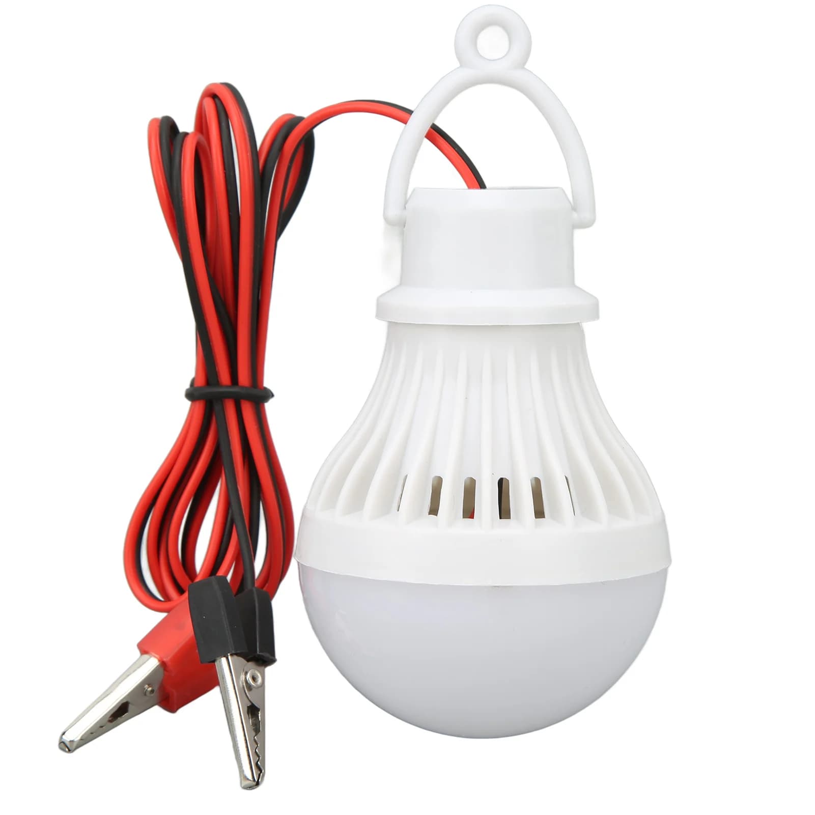 Lanterna LED per Tenda da Campeggio, Lampada di Emergenza in Plastica per Esterni con Gancio, per Escursionismo e Pesca, 12V 5W, Lampada LED Portatile per Tenda