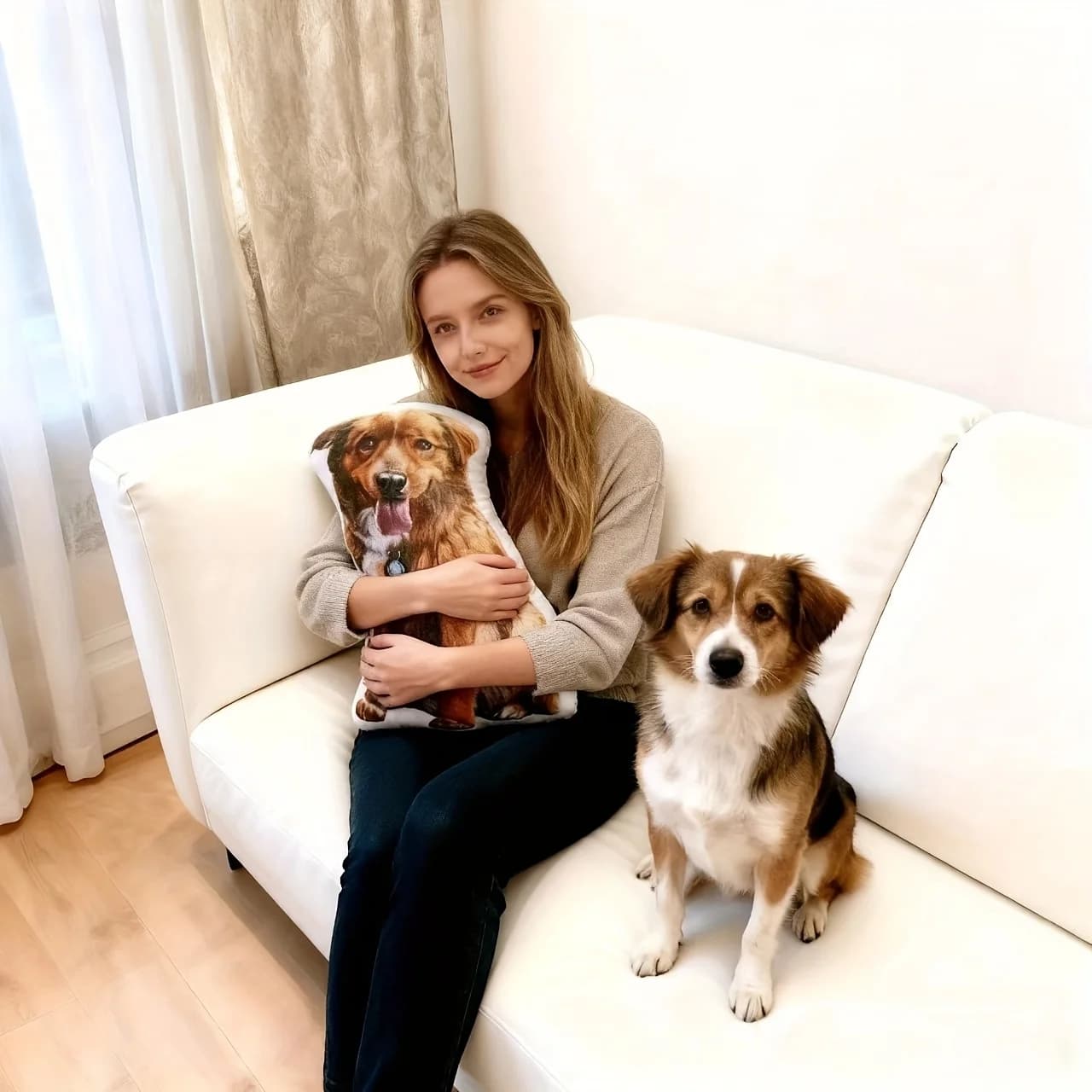 Cuscini personalizzati per animali domestici con immagini per commemorare il tuo animale e regalargli una sorpresa. Design unico adatto per il ritorno