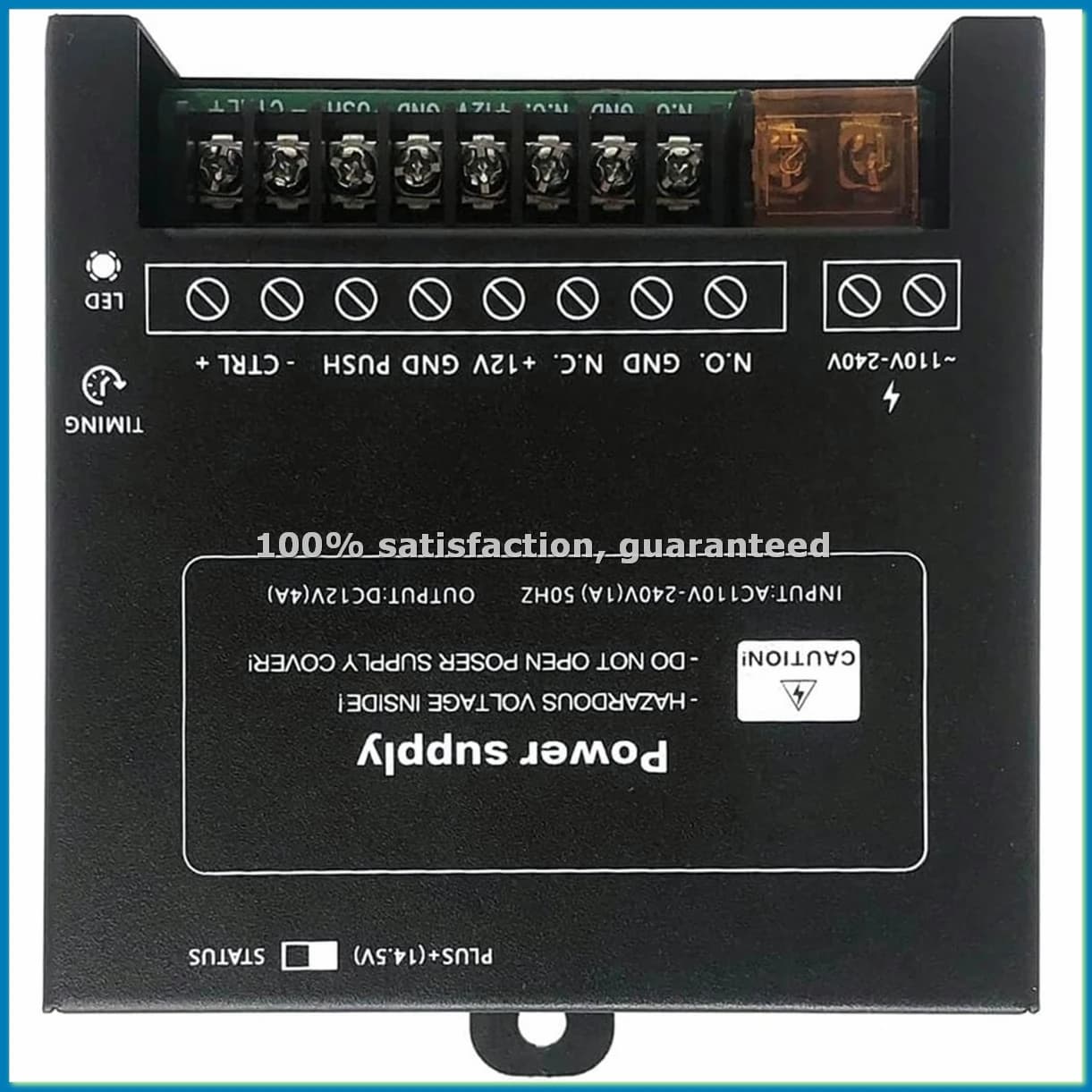 Controller di Alimentazione per Sistema di Accesso Porte, Serratura Elettrica, Interfono, Telecamera - Ingresso 110V-240V AC, Uscita 12V DC 4A-ABWO