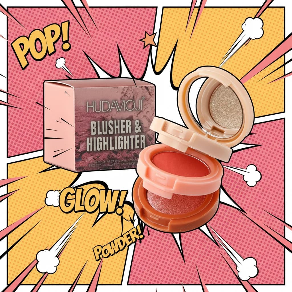Palette 3 in 1: Illuminante Opaco, Blush, Ombretto Perlato Brillante, Glitter, Rossetto, Bronzer, Contouring - Cosmetici