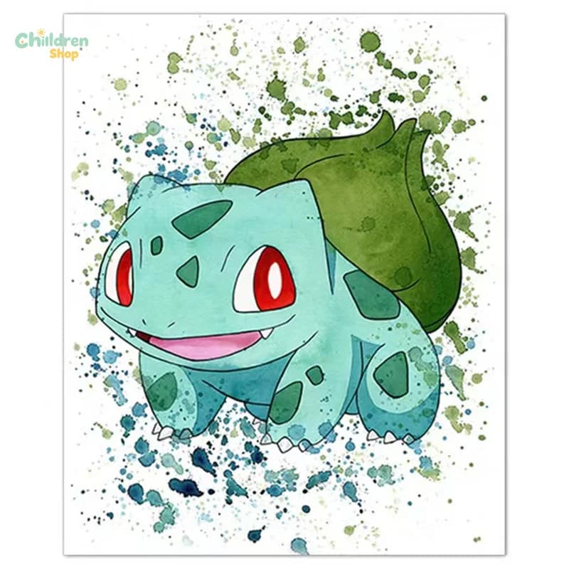 Anime Pokemon 5D DIY Diamond Painting Kits Mosaic Decorative Gift,frameless,No Frame