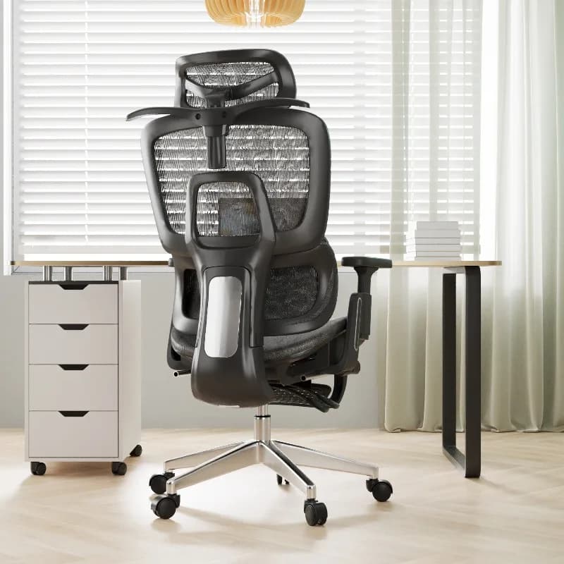 Nuova Sedia Ergonomica con Schienale Traforato, Sedia da Ufficio e Gaming Regolabile in Altezza