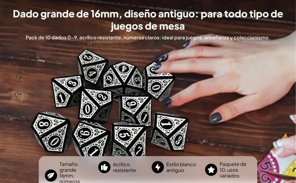 Set di dadi poliedrici 4x10x, dadi da gioco per giochi di carte, giochi di ruolo, bianchi