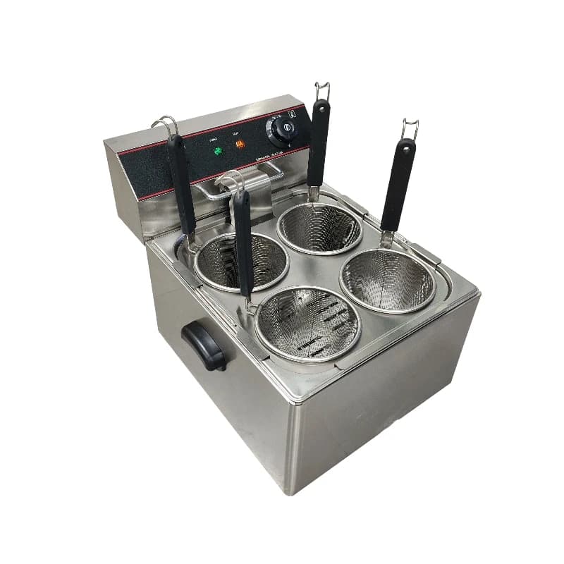 11L Commercial 4-Head Pasta Cooker Electric Noodle Cooking Machine for Restaurant Hotel Catering Kitchen Tool