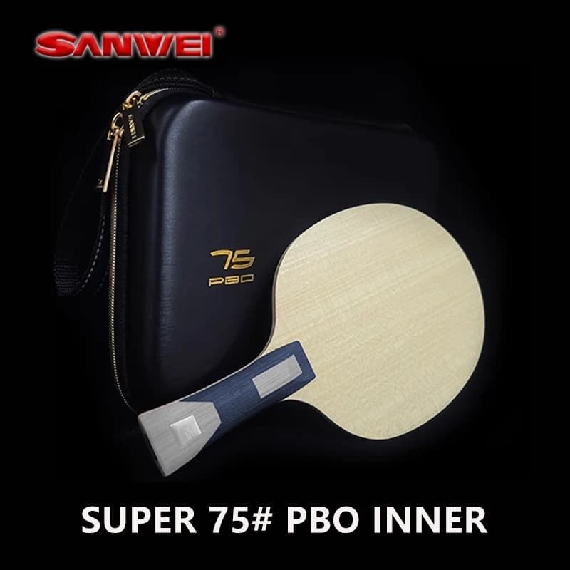 SANWEI Super 75 Originale # Racchetta da Ping Pong PBO Inner, Racchette da Tennistavolo, Mazza da Ping Pong