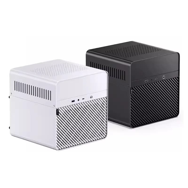 JONSBO N2 Chassis ITX NAS Server Home Office Storage 5 + 1 Cassetto di posizione del disco rigido Hot Plug Gioco per PC Custodia per mini computer in alluminio