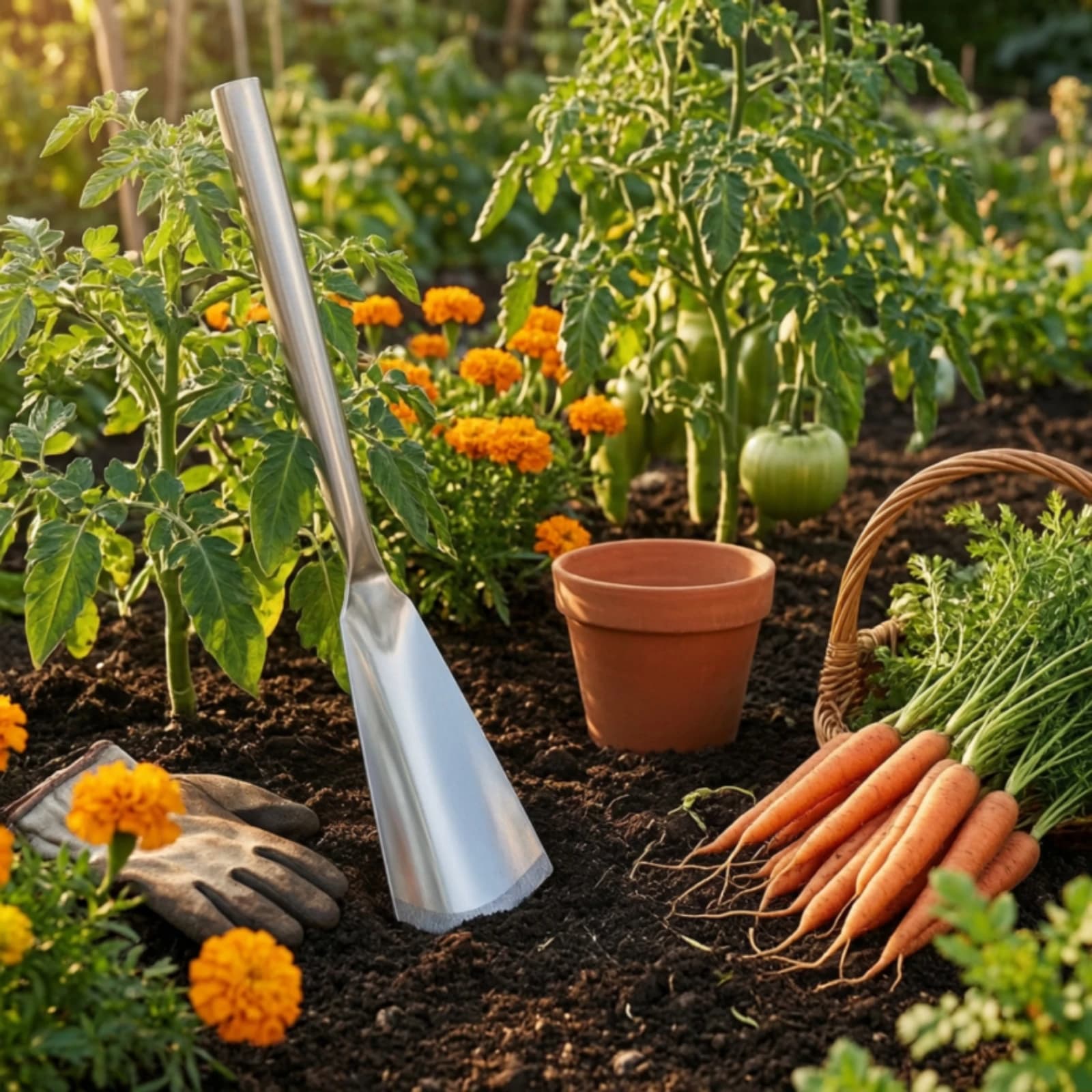 Garden Trowel Rust-Resistant Transplanting Trowel Gardening Shovel Sturdy Tool Versatile for Gardeners, Planting, Potting