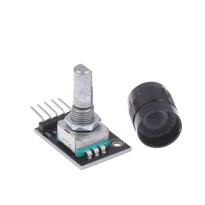 Nuovo Modulo Encoder Rotativo a 360 Gradi KY-040 con Pulsante, 20 Impulsi, 5V, Moduli Sensore per Arduino o Elettronica Fai-da-Te
