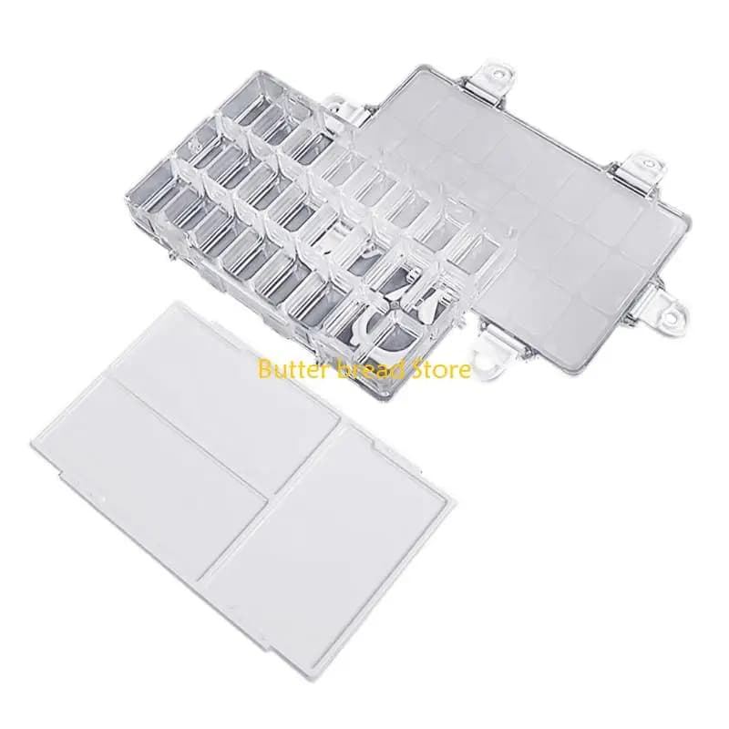 W89C Portable Moisturizing Paint Case For Oil Acrylic Watercolor Paints 12/24/36 Well