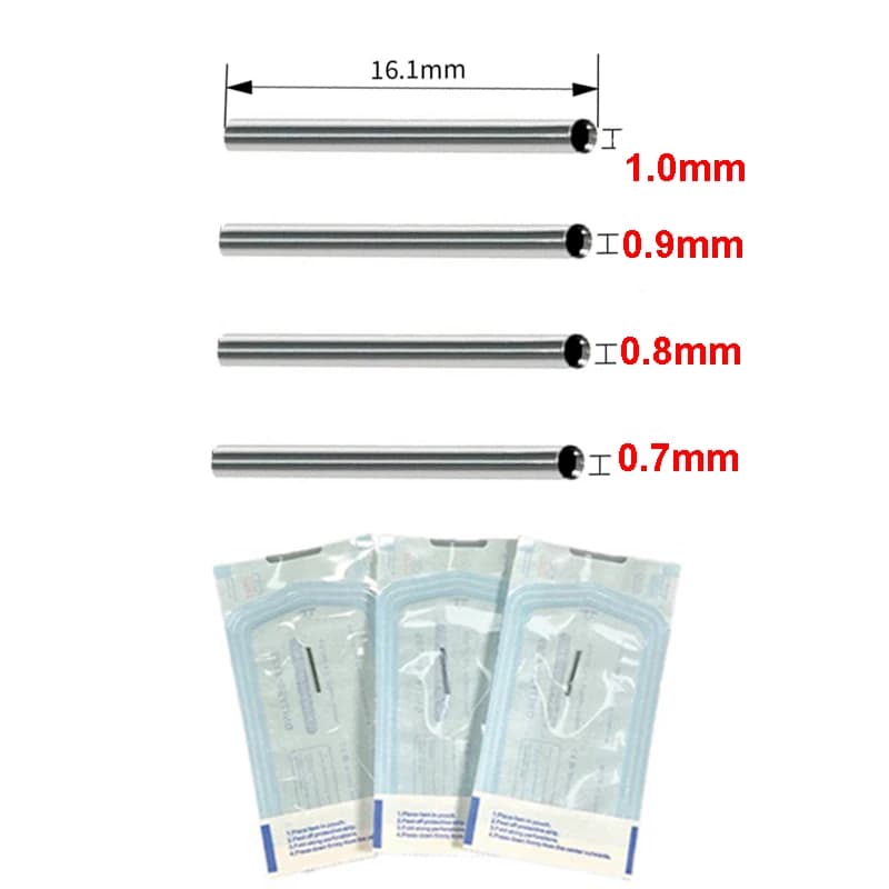 5/10pcs 16.1mm Hair Follicle Extraction NEEDLE TUBES Stainless Steel FUE Transplant Punch For Hair Loss Treatment