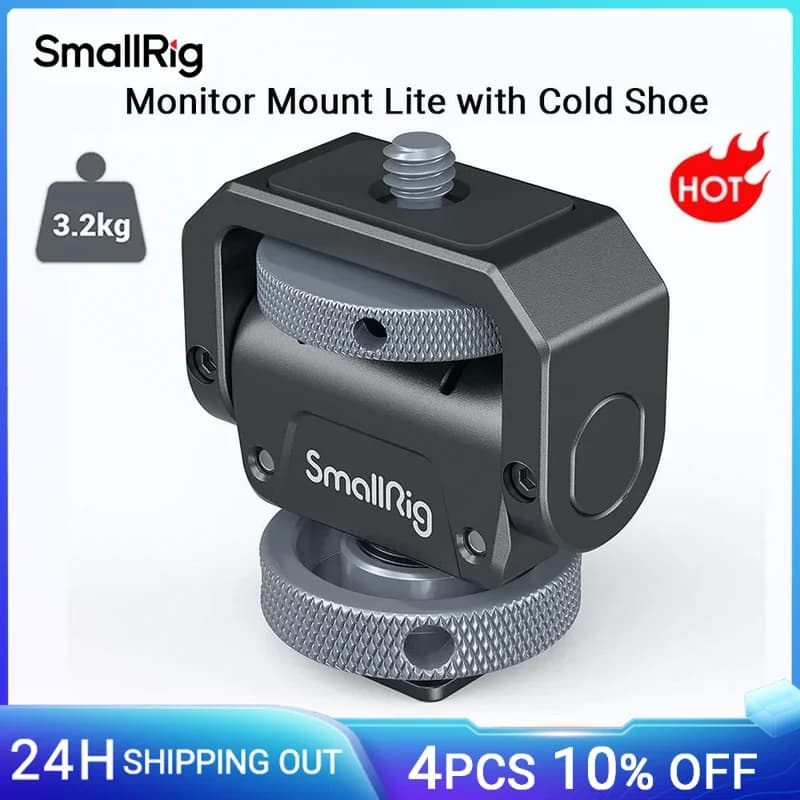 Support for Monitor SmallRig Lite with 360 ° swivel cold sled and 180 ° tiltable support for Monitor LED and shooting accessories Video magic arm