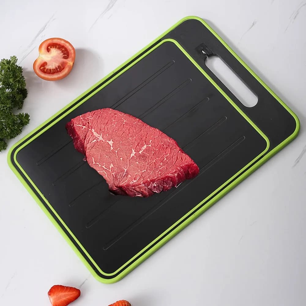 Tagliere for debrining 4 in 1 Rectangular tray for fast debrining on two sides with grater Cutlery for beef meat