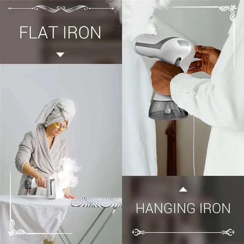 ABBZ-Portable Garment Steamer Hand-Holding Steam Cleaner For Clothes Ironing Machine For Cloth Hanging Steamer US Plug