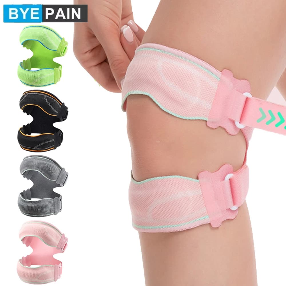 1 Pezzo Supporto per Ginocchio per Uomini e Donne, Fascia per Tendine Rotulea con Cuscinetto in Gel, Supporto Regolabile per Allenamenti, Corsa, Esercizio
