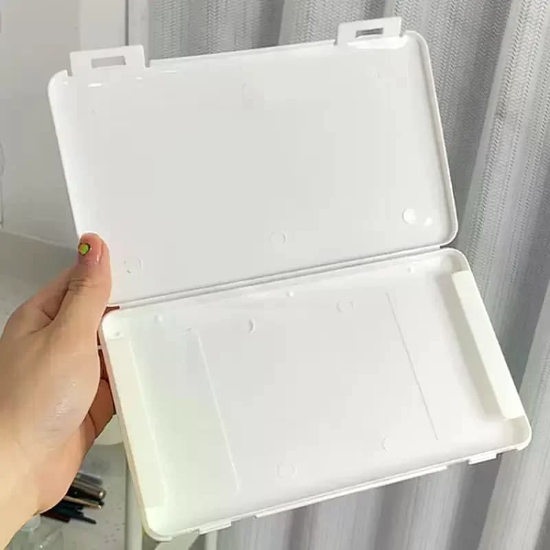 Scatola Portatile in Plastica per Ciglia Finte, Contenitore Vuoto da Viaggio per Ciglia, Organizzatore per Trucco Professionale
