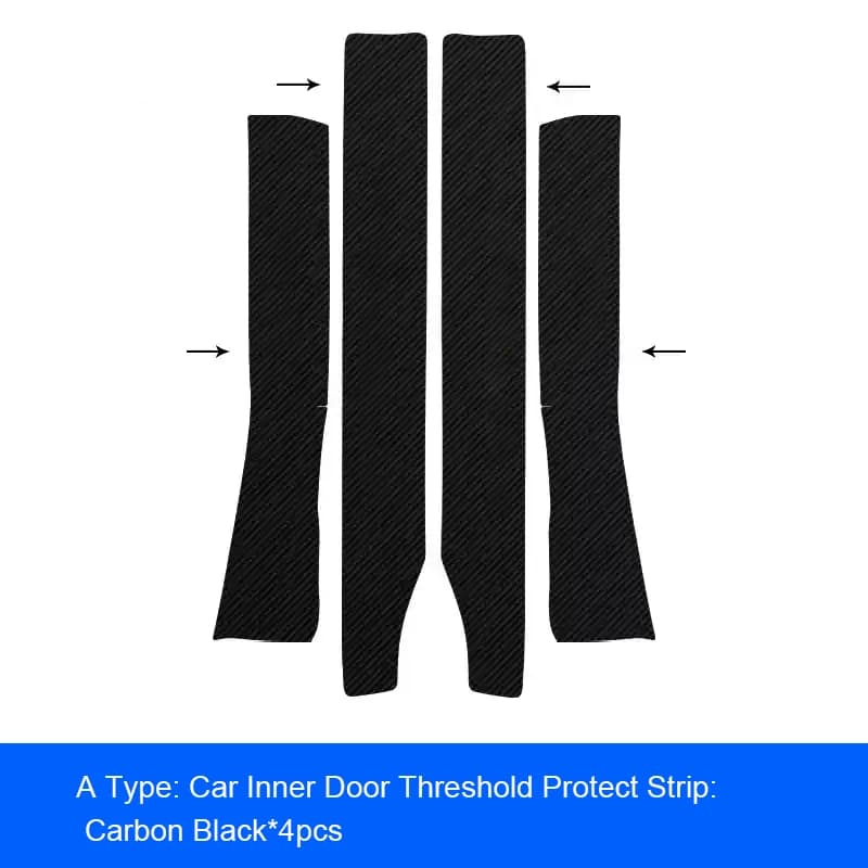 Car B-Pillar Anti-Calcio Protecting PU Leather Pad for VOLKSWAGEN T-ROC 2018-2026 Anti-Sporcock Resistant To Accessories Graffi