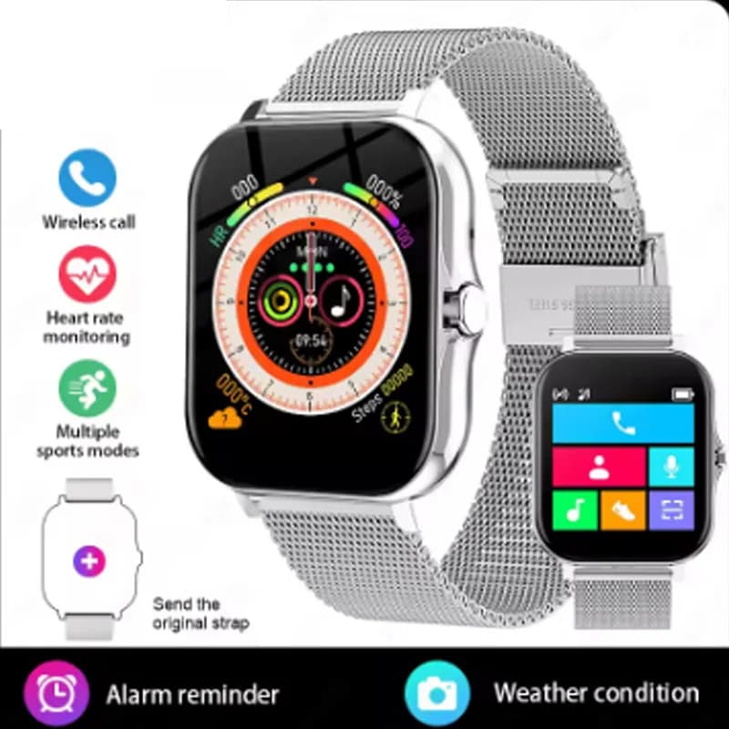 For Realme LG Velvet G7 G8 V35 G8X V30 V40 v50s V50 Wing V60 ThinQ G9 Qi Sport Smart watch Bluetooth Cardiofrequenzimetro Fitness