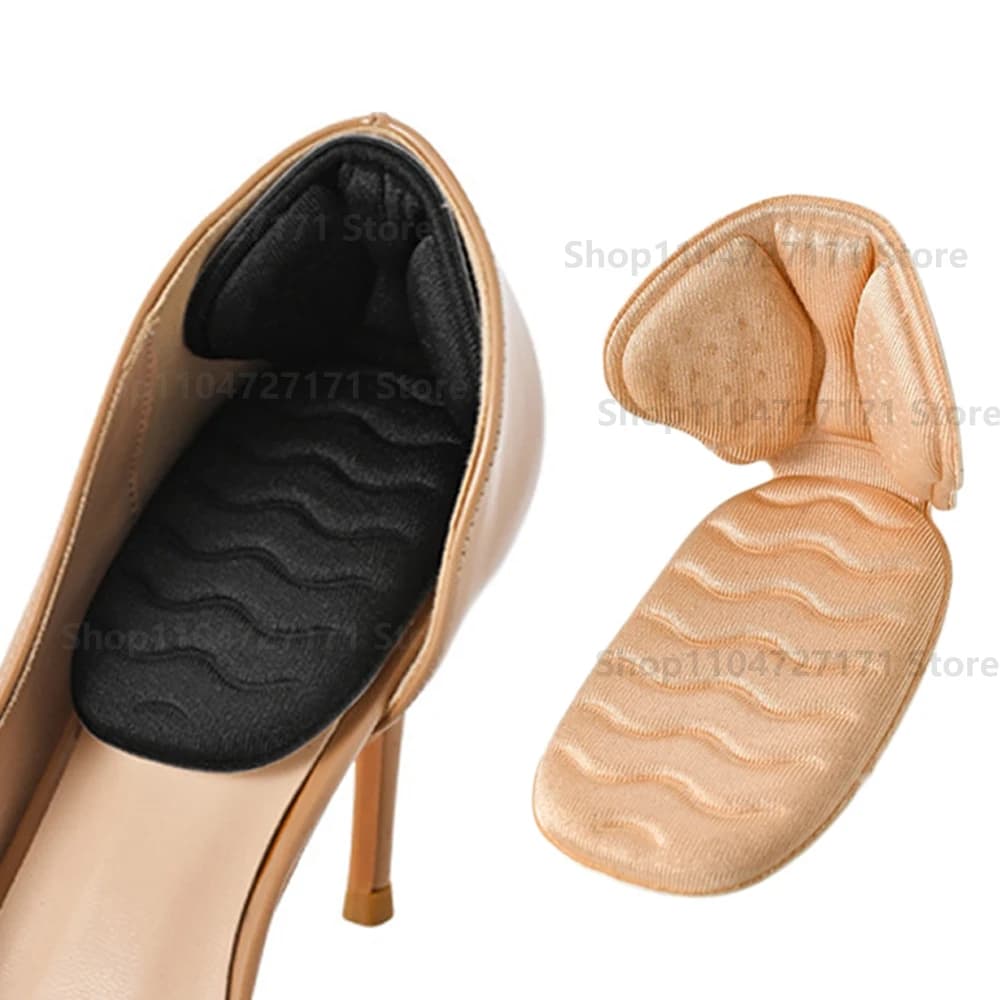 Adesivi per tacchi delle scarpe Scarpe da ginnastica Cuscinetti per tallone per scarpe troppo grandi Dimensioni Riduttore Cuscinetti per piedi Tacchi alti Sollievi antidolorifici Solette autoadesive