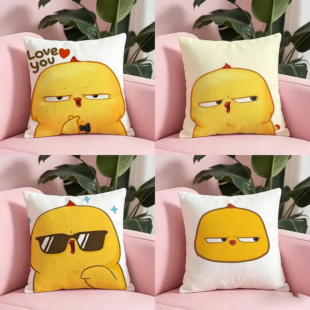 Popular Anime W-Warbie Y-Yama Cushion Cover Anti-dustmite Pillowcase Invisible zipper silky short plush Sofa cushion cover