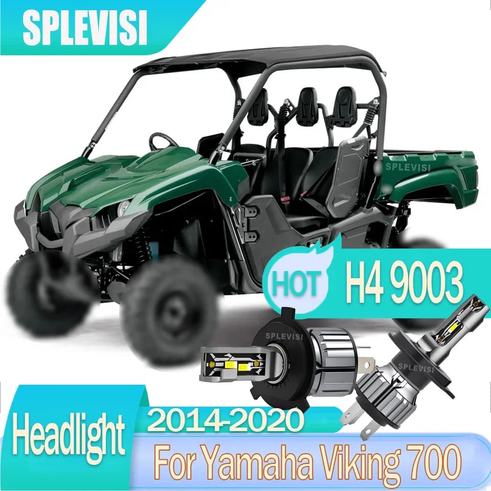 Durable and Long-Lasting Easy to Install h4 led motorcycle headlight For Yamaha Viking 700 2014 2015 2016 2017 2018 2019 2020