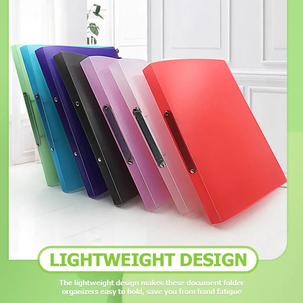 A4 Size Lightweight Waterproof Document Folder Organizer Portable File Binder for Students Teachers Engineers Doctors