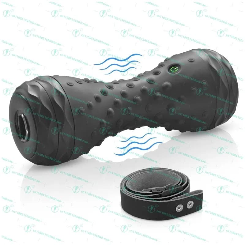 Vibrant Massage Roller Pain Release Deep Fabric Massage Legs Large Foam Roller, Back and Hand Exercise Roller