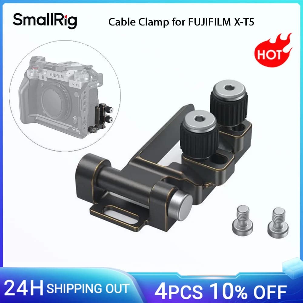 SmallRig X-T5 cable clamp for USB-C for FUJIFILM X-T5 cage 3870/4135 -4147